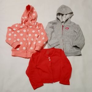 Girls sweater bundle size 18 months